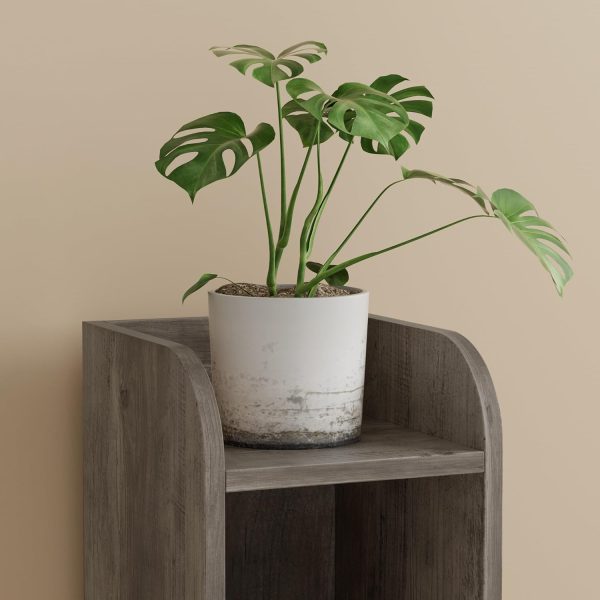 Small Bathroom Storage Corner Floor  with Door and Shelves, Beside The Toilet  for Skinny,  Toilet Paper , Adjustable Shelf, Greige - Image 6